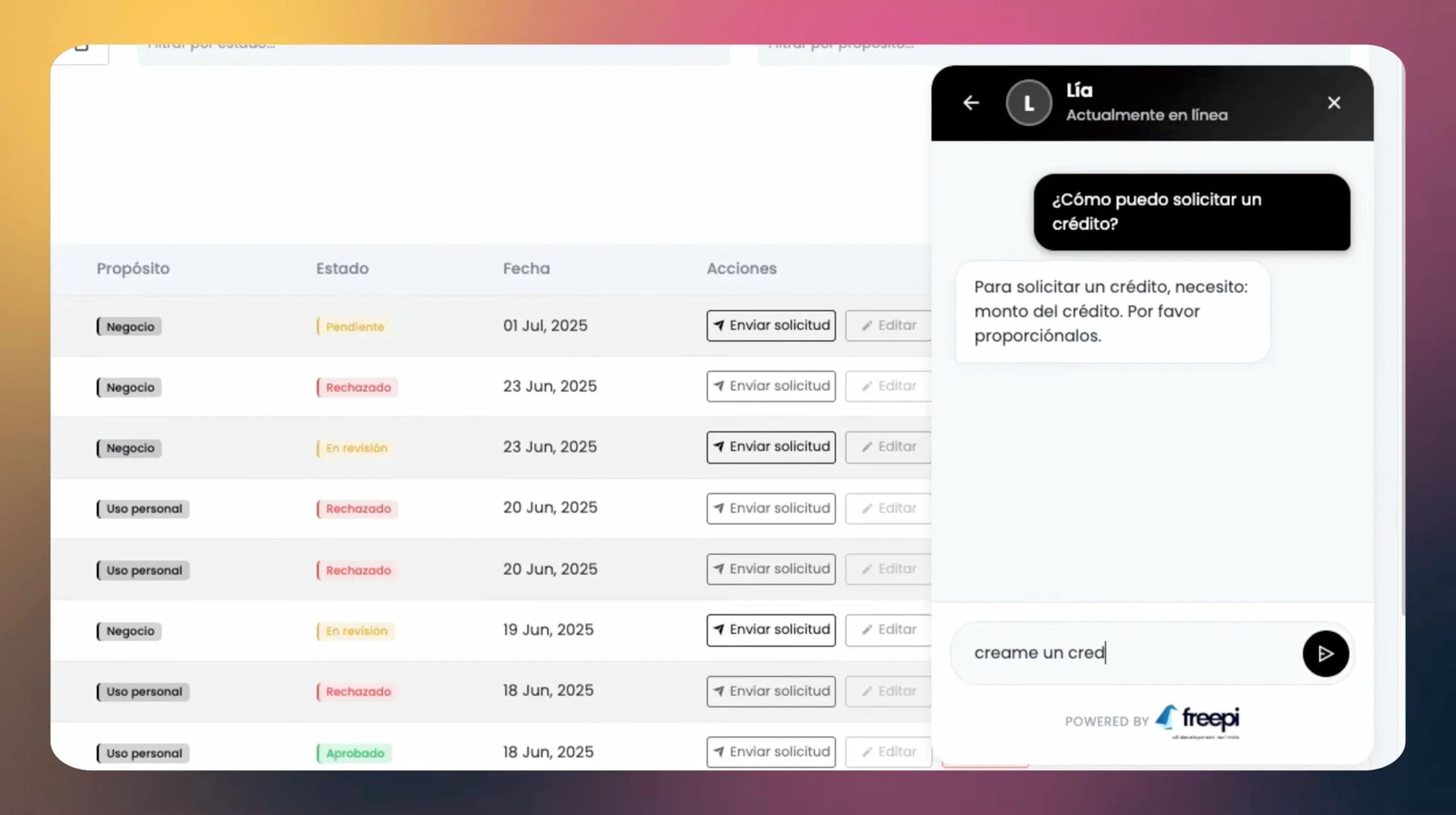 Seguimiento inteligente en acción
